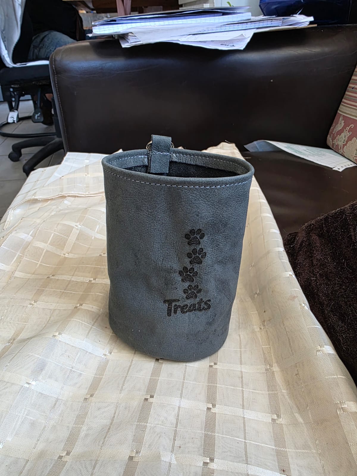 Leather Dog Treat Pouch - view 1